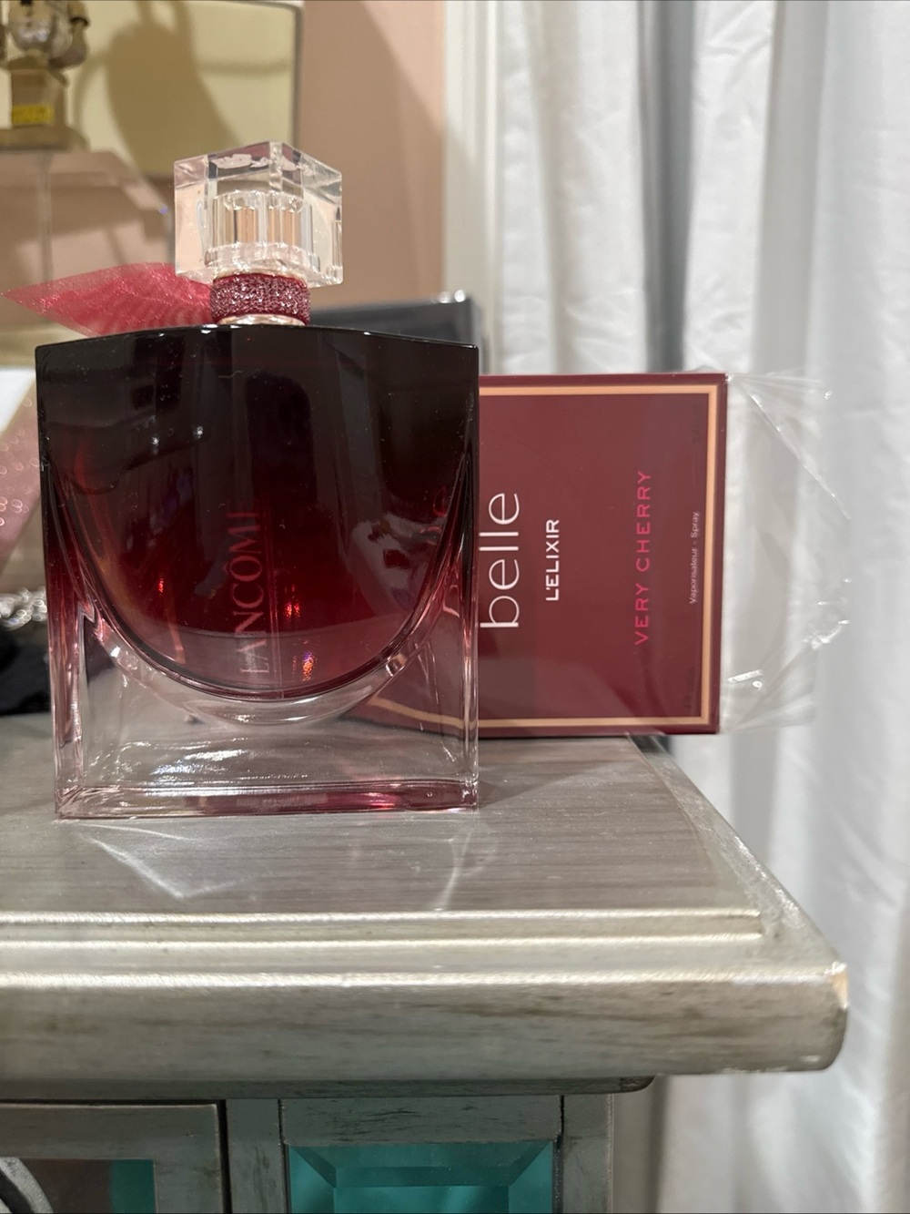 Lancome La Vie Est Belle L'Elixir Very Cherry - Cherry Red Bottle 3.4 oz new